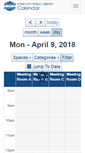 Mobile Screenshot of calendar.icpl.org